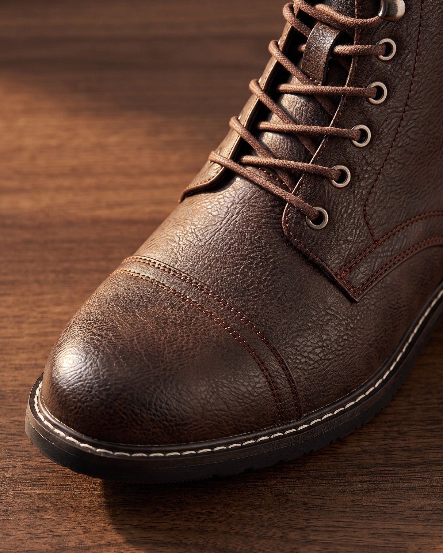 Osvaldo Lace-Up Cap-Toe Boot